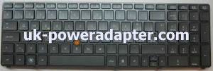 HP EliteBook 8560w Pointing Keyboard Stick 9Z.N6GBF.101 652683-001