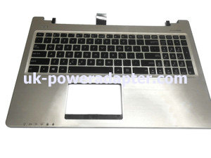 Asus K56cm Keyboard Palmrest Silver (No Touchpad) - 90R-NUH1K1080Y
