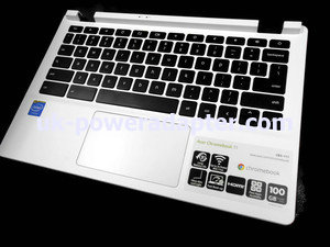 Acer Chromebook 11 Touchpad Palmrest Keyboard AEZHQU00010 NK.I1117.02A