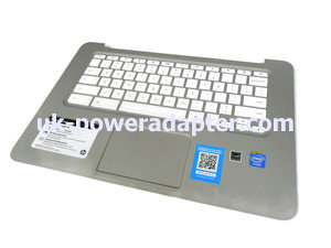 HP Chromebook 14 Silver Palmrest Touchpad With Keyboard 740172-001