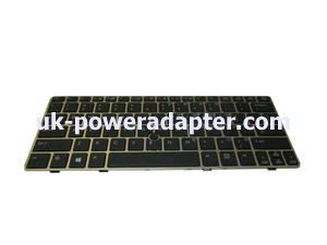 HP EliteBook 2560p US Keyboard with Silver Frame 701979-001