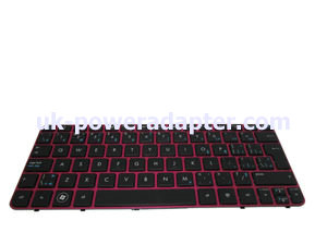 HP Mini 110 210 Series French-Canadian Pink Frame Keyboard 656761-121