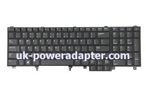 New Genuine Dell Latitude E6530 Backlit Keyboard NSK-DW2BC 01