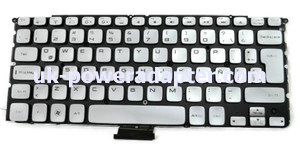 Dell XPS/Adamo Silver Latin Spanish Keyboard 0N0G4M N0G4M
