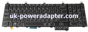 Dell Alienware M17xR3 M18x Keyboard 09M46F 9M46F