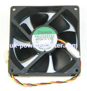 Dell Cooling Fan 0HU843 HU843 DC12V ~ 1.7W KD1209PTS2
