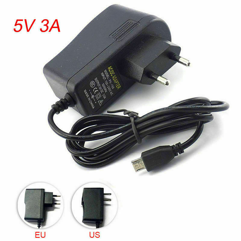 AC/DC 5V 2A/3A Power Supply Adapter Charger Micro USB Plug Raspberry Pi Zero Pc Features: 100% Brand new 100