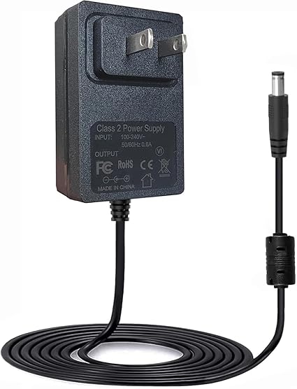 12V Replacement Charger for Pump Compatible with PetSafe Drinkwell 360 Pet Water Fountain Power Supply Adapter